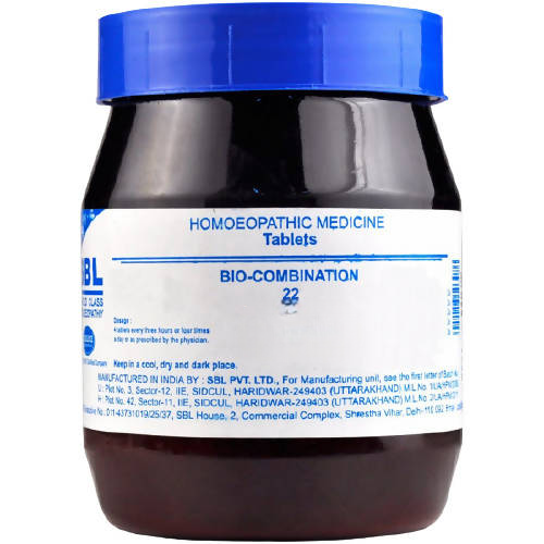 SBL Homeopathy Bio-Combination 22 Tablets | Grocsy