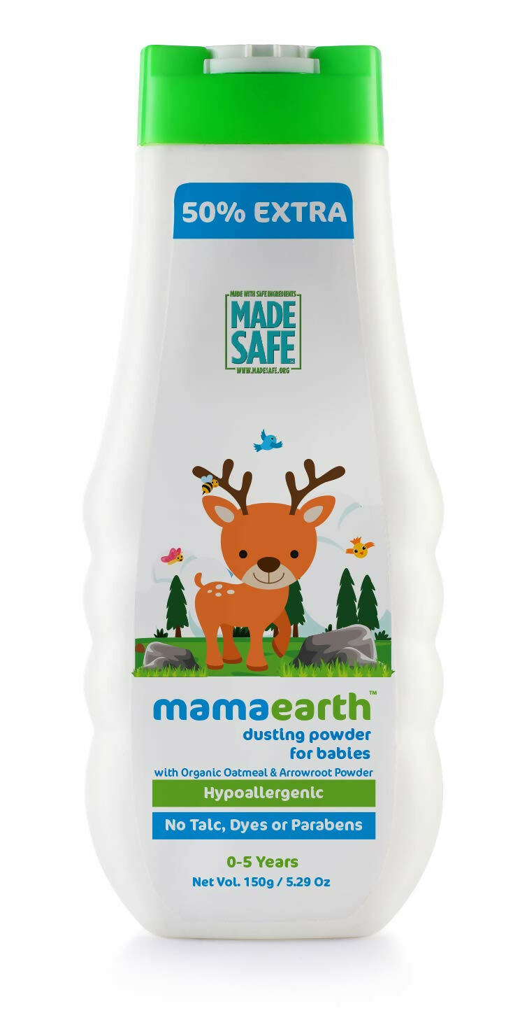 Mamaearth Daily Moisturizing Lotion & Dusting Powder & Deeply Nourishing wash for Babies | Grocsy