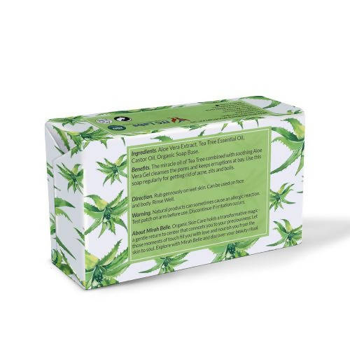Mirah Belle Aloe Vera Tea Tree Anti Acne Soap | Grocsy