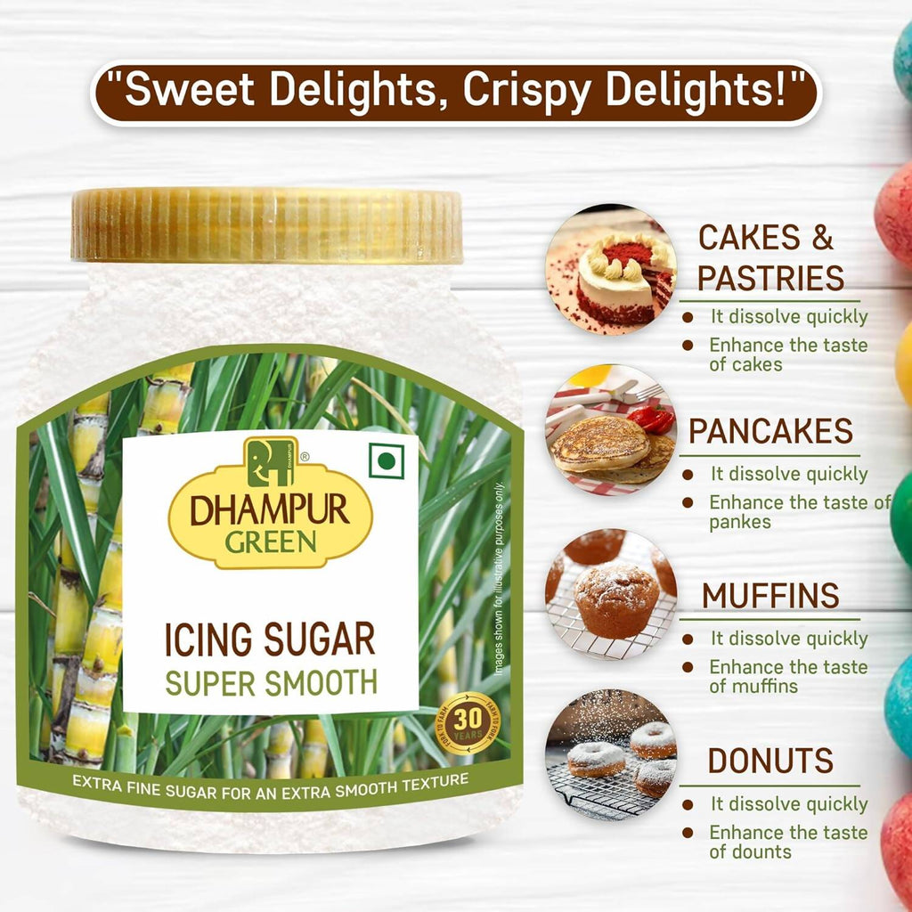 Dhampur Green Icing Sugar | Grocsy