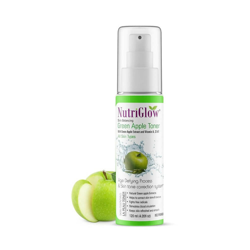 NutriGlow Skin Balancing Green Apple Toner | Grocsy