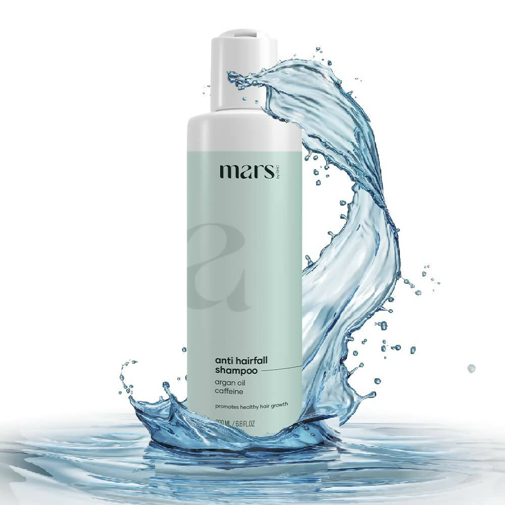 Mars By GHC Anti Hair Fall Hair Shampoo With Aloe Vera, Argan Oil & Caffeine | Grocsy