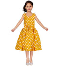 Asmaani Kids Party Wear Stylish Dresses, Perfect for Parties, Functions & Vacations - Yellow | Grocsy