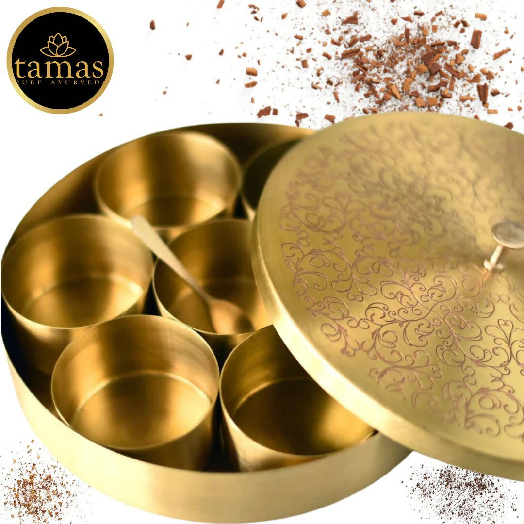 Tamas Brass Spice / Masala Box | Grocsy