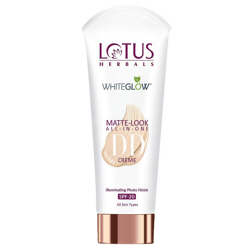Lotus Herbals Whiteglow Matte Cream Look All In One DD Crame Spf 20 | Grocsy