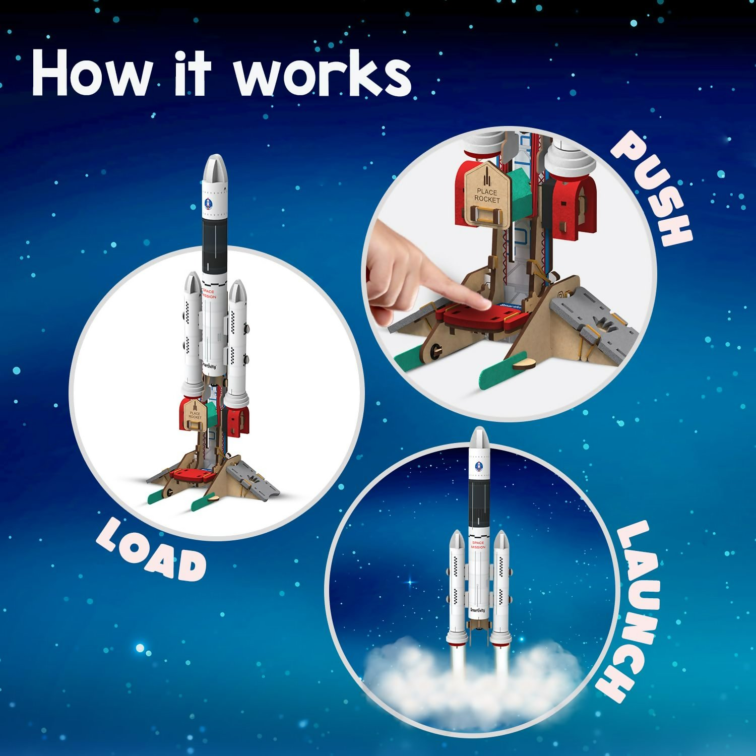 Smartivity Rocket Launcher Kit for Kids 6, 7, 8, 9, 10, 11, 12 Years Old | Grocsy