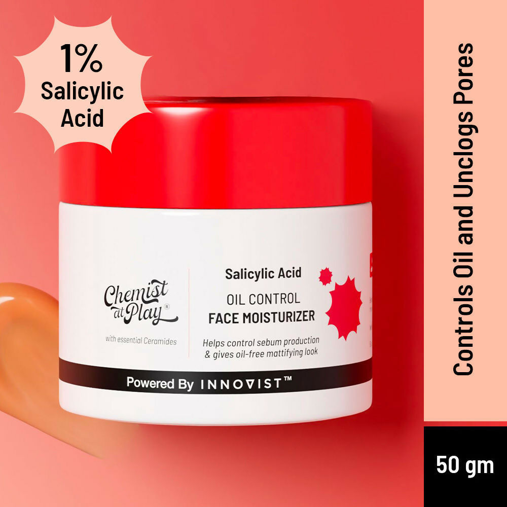 Chemist At Play Acne Control Regime with Salicylic Acid Face Wash + Moisturizer Combo | Grocsy