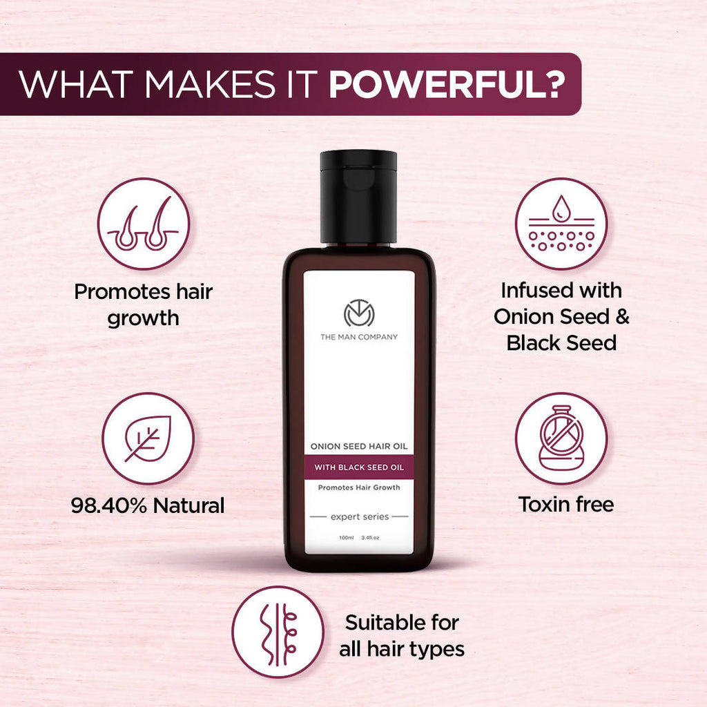 The Man Company Onion Seed Hair Oil | Grocsy