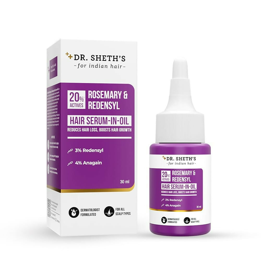 Dr. Sheth’s Rosemary & Redensyl Hair Serum-in-Oil for Hair Growth & Reduce Hair Fall | Grocsy