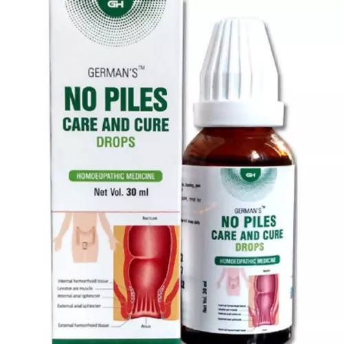 German's Homoeo Care & Cure No Piles Care and Cure Drops | Grocsy