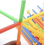 Kipa Children's Puzzle Straw Assembly, Educational Play and Learn Plastic Building Construction, Stitching Assembly Straw Build Blocks Creative Toy | Grocsy