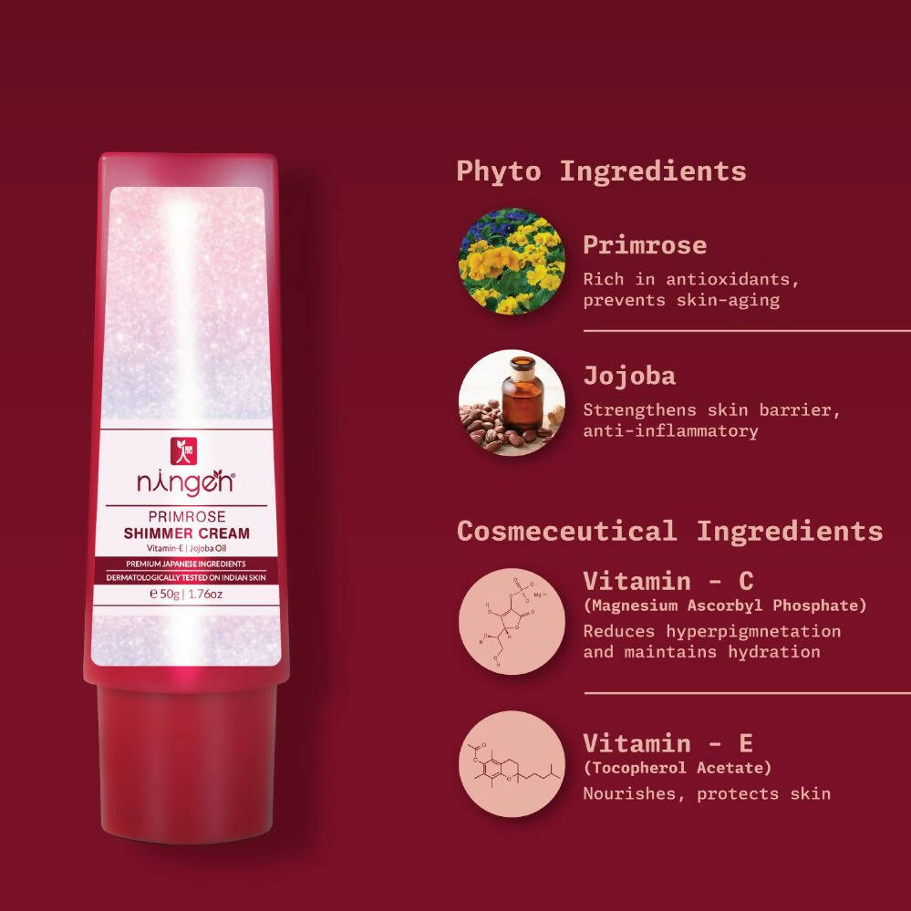 Ningen Primrose Shimmer Cream | Grocsy