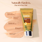 Meglow Best Beautifying BB+ Cream with SPF 15+ | Grocsy