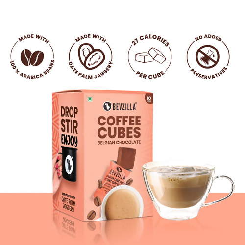 Bevzilla Chocolate & Mocha + Belgian Chocolate Coffee Cubes | Grocsy