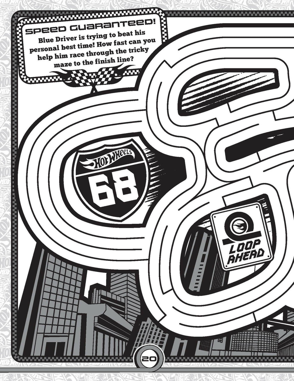 Dreamland Publications Hot Wheels Bumper Colouring & Puzzle Book : Children Drawing, Painting & Colouring Book | Grocsy