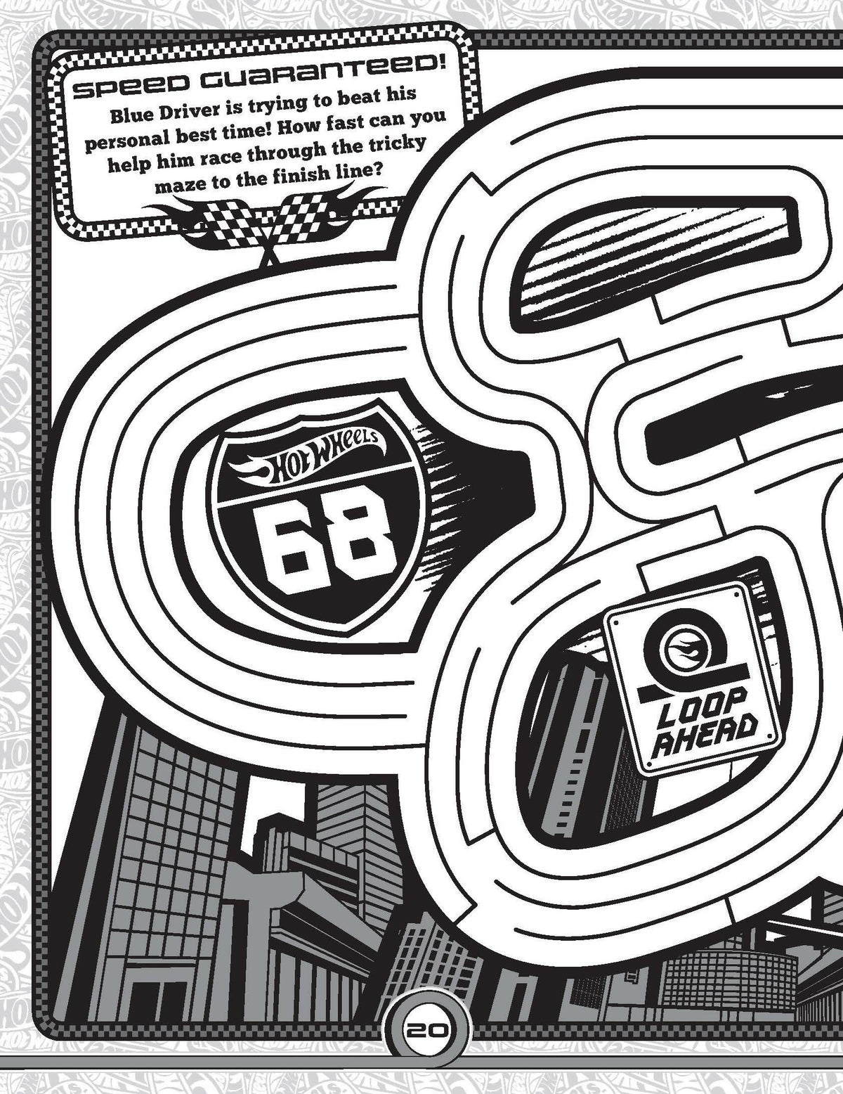 Dreamland Publications Hot Wheels Bumper Colouring & Puzzle Book : Children Drawing, Painting & Colouring Book | Grocsy