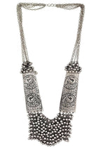 Mominos Fashion Joharkamal Oxidised Ghungroo Design Long Statement Necklace For Women & Girls | Grocsy