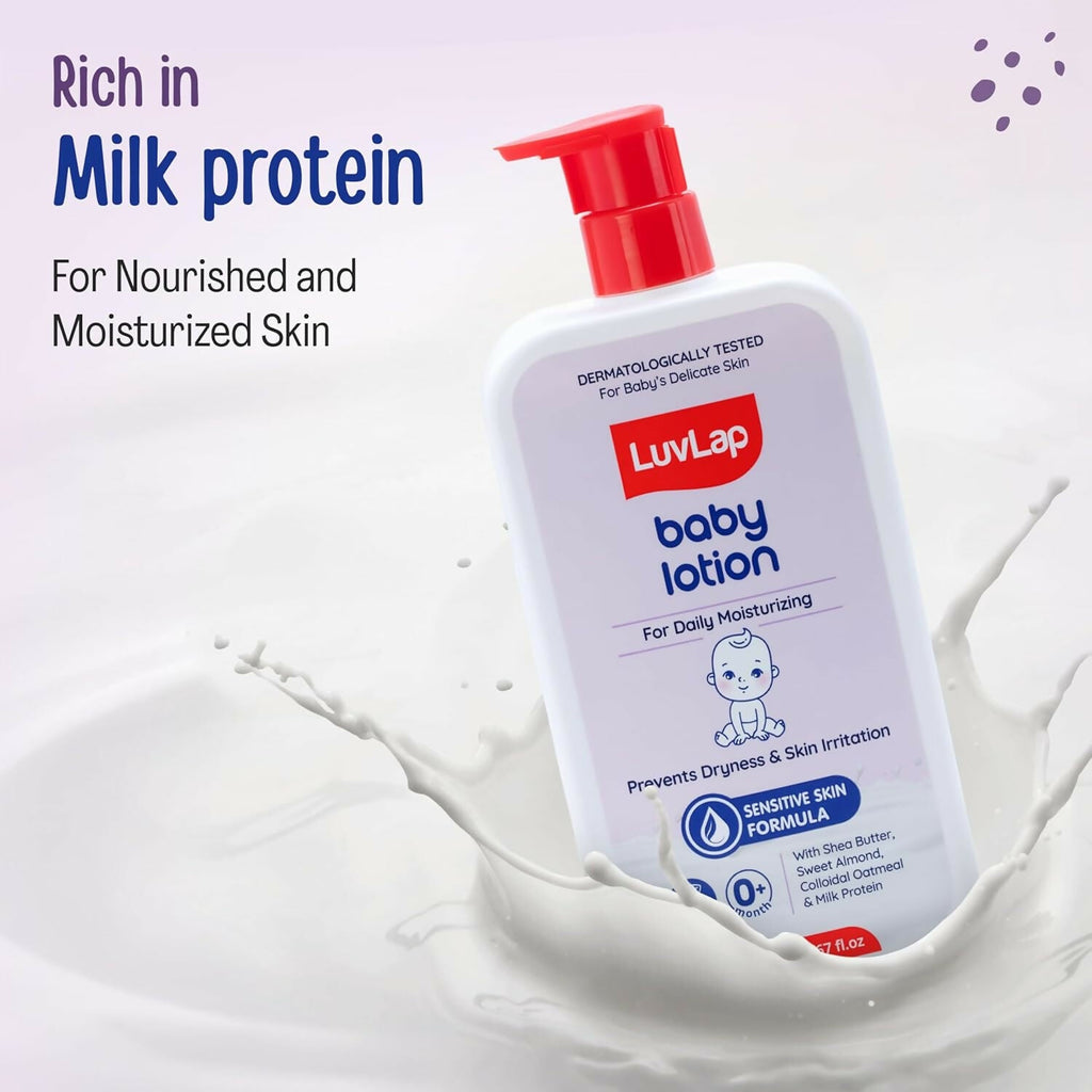 LuvLap Baby Lotion with Milk Protein | Grocsy