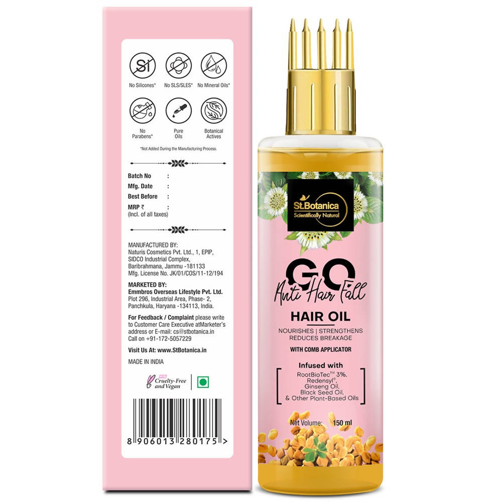 St.Botanica GO Anti Hair Fall Hair Oil | Grocsy