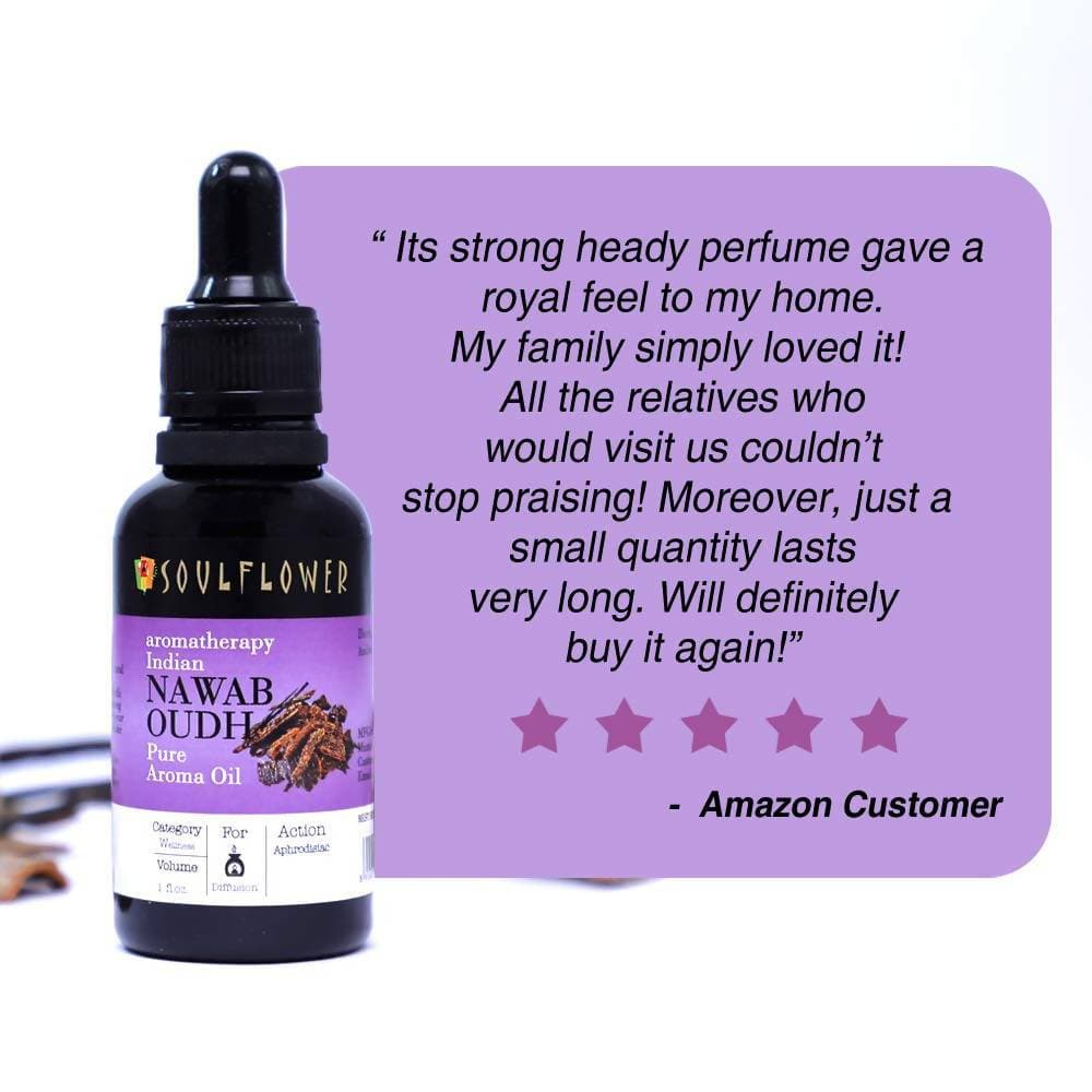 Soulflower Nawab Oudh Aroma Oil | Grocsy