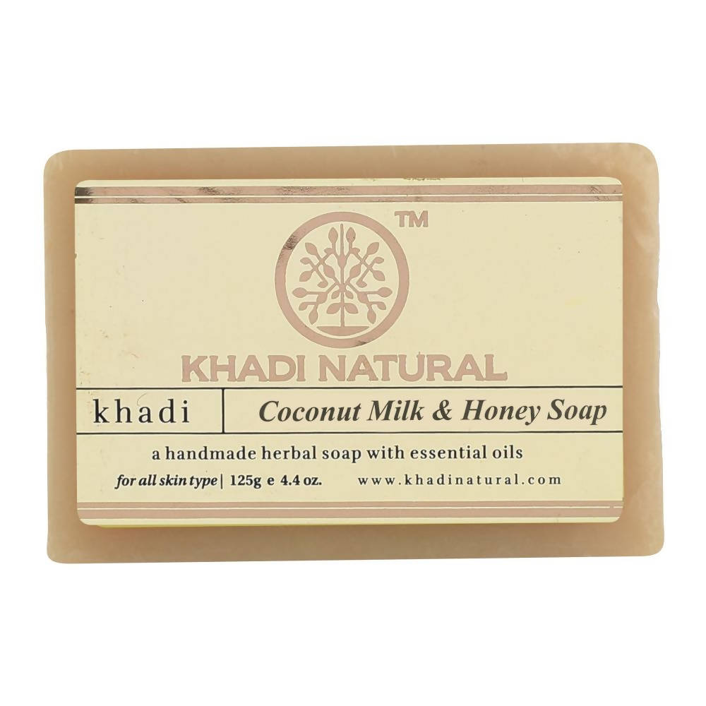 Khadi Natural Coconut Milk & Honey Soap | Grocsy