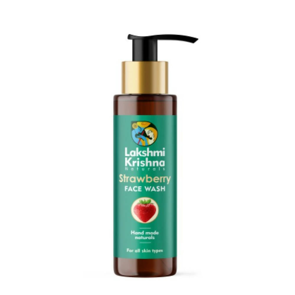 Lakshmi Krishna Naturals Strawberry Face Wash | Grocsy