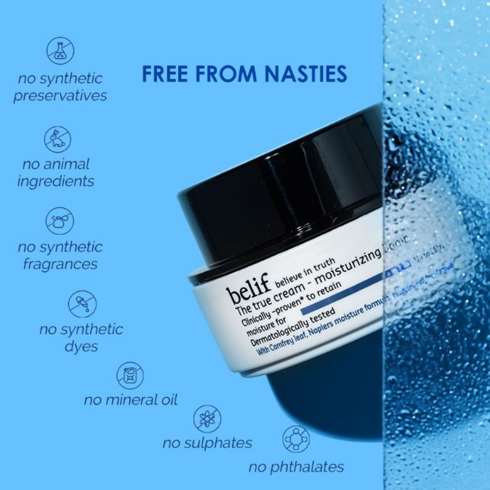 Belif The True Cream Moisturizing Bomb Clinically Proven To Retain Moisture | Grocsy