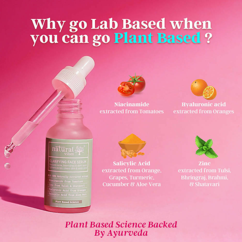 Natural Vibes Acne Clarifying Face Serum | Grocsy