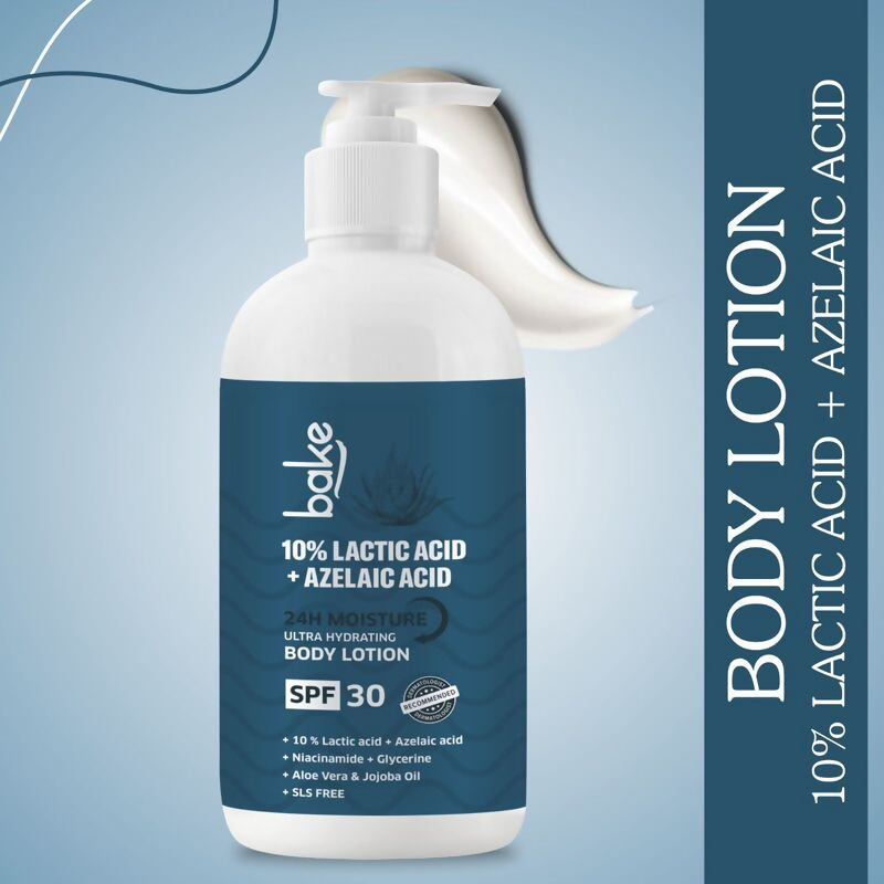 Bake 10% Lactic Acid Body Lotion SPF 30 | Grocsy