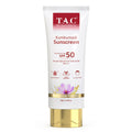 TAC - The Ayurveda Co. Kumkumadi Sunscreen Ultra Light SPF 50 with UVA/UVB PA+++ | Grocsy