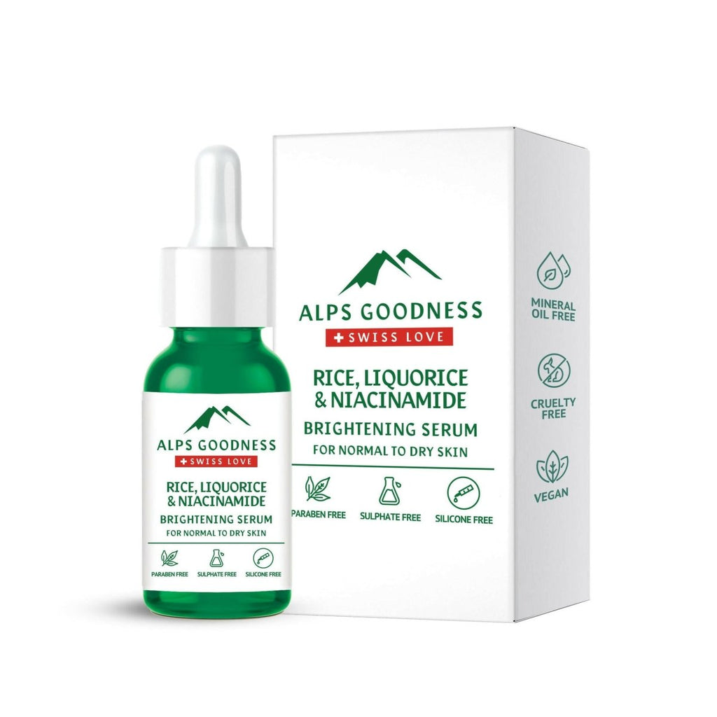 Alps Goodness Rice Liquorice & Niacinamide Brightening Serum | Grocsy
