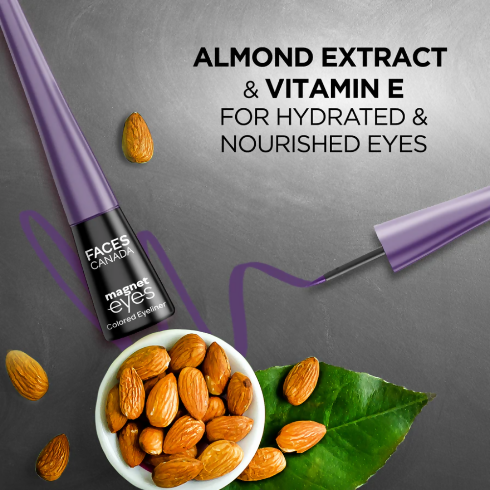 Faces Canada Magneteyes Colored Eyeliner - Dramatic Purple 01 | Grocsy