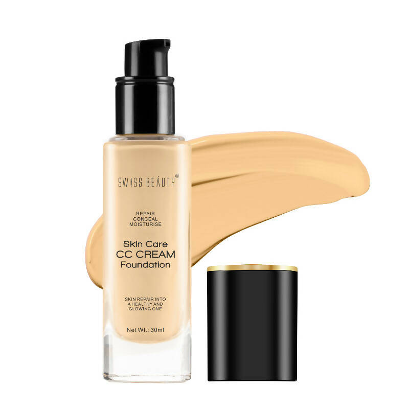 Swiss Beauty Skin Care CC Cream Liquid Foundation - 5 Pale Medium | Grocsy