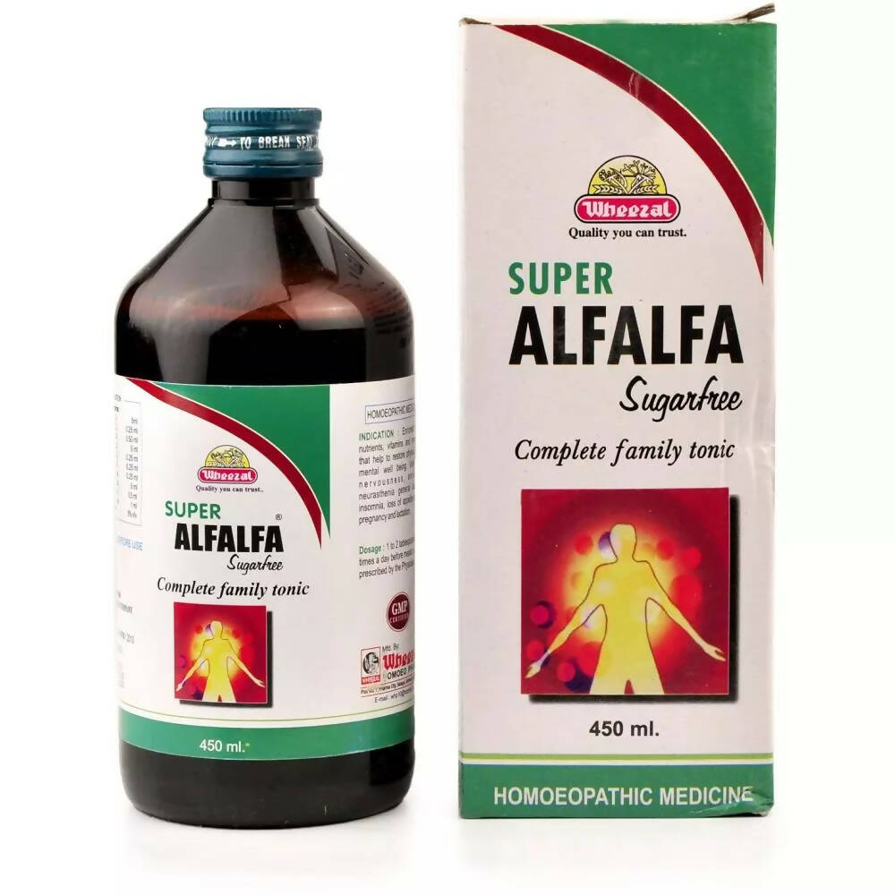 Wheezal Homeopathy Super Alfalfa Sugar Free Tonic | Grocsy