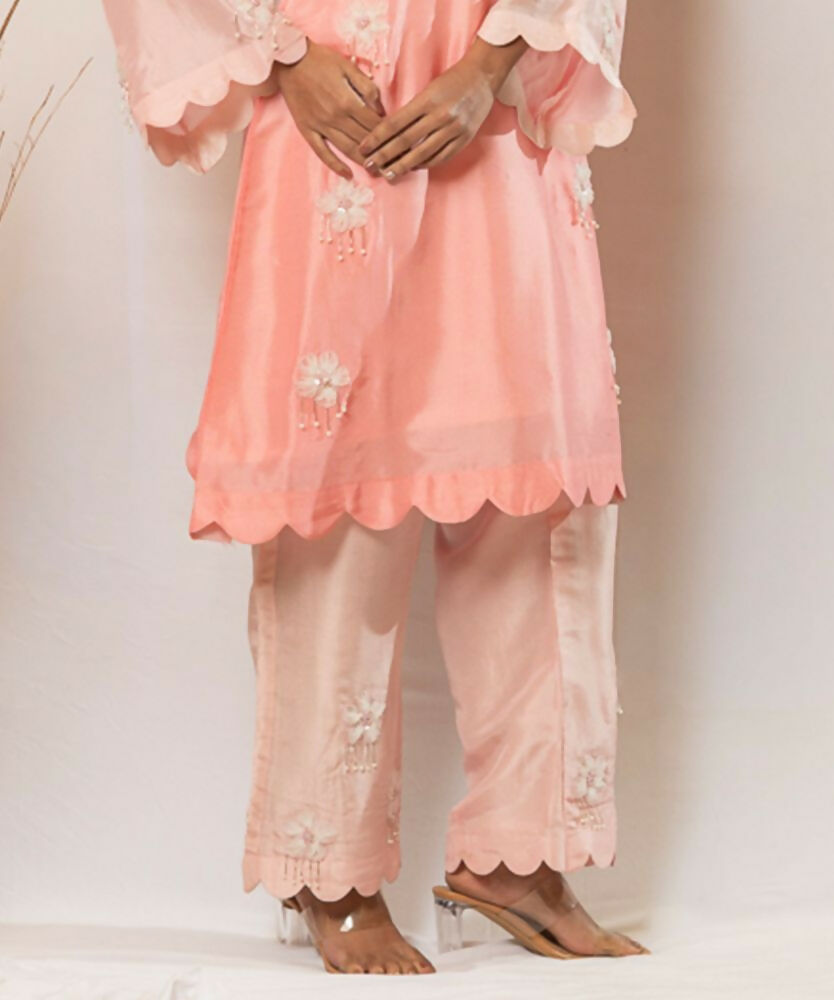 Timaraa Rose Whisper Pink Ombre Shaded Co-Ord Set | Grocsy