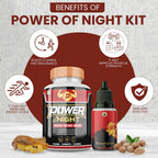 Divya Shree Power Of Night Capsule & Porush Yovan Oil Combo | Grocsy