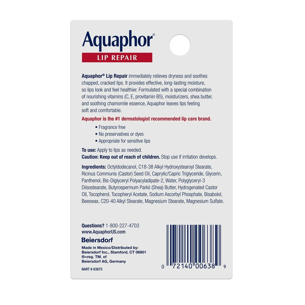 Aquaphor Eucerin Lip Repair | Grocsy