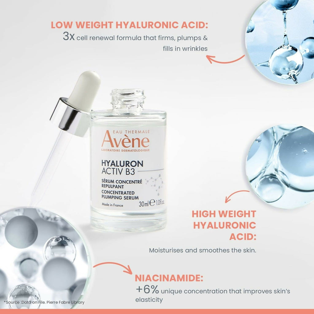 Avene Hyaluron Activ B3 Concentrated Plumping Serum | Grocsy
