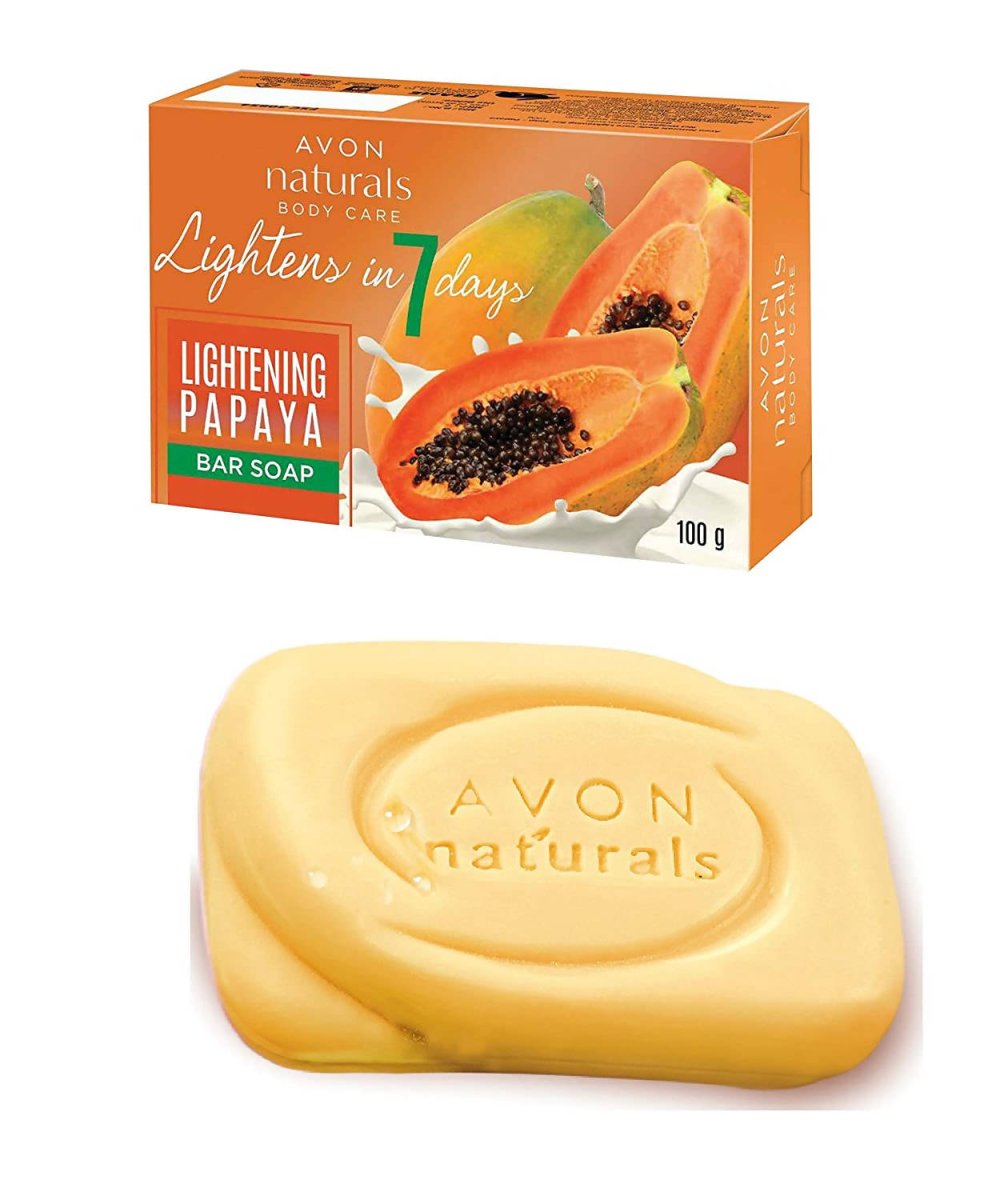 Avon Naturals Body Care Lightening Papaya Bar Soap | Grocsy