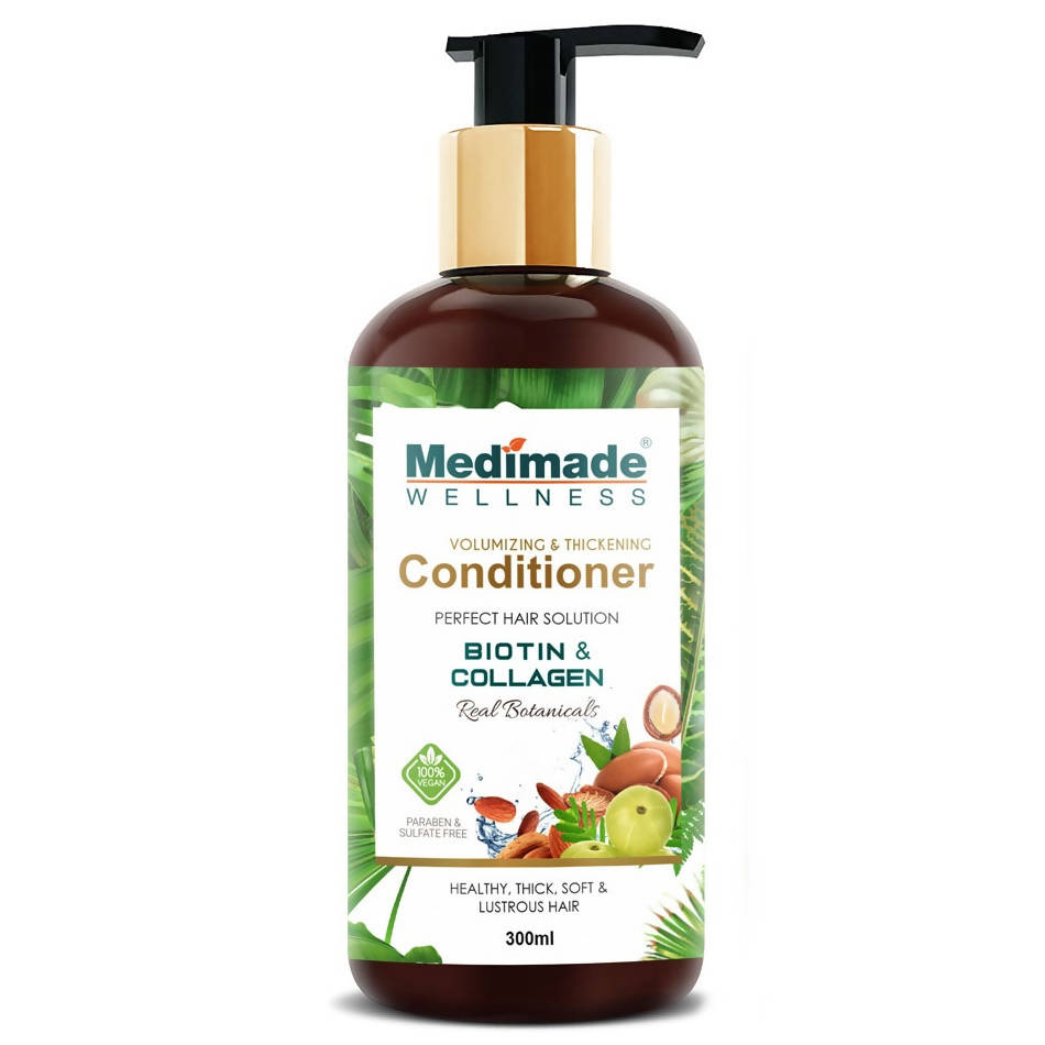 Medimade Wellness Volumizing and Thickening Hair Conditioner with Biotin & Collagen | Grocsy