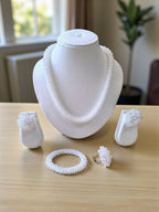 Inhanns Rangshine 4-In-1 Crystal Glam Set - Handmade - White | Grocsy