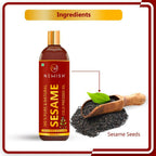 Newish Cold Pressed Sesame Oil For Hair & Skin | Grocsy