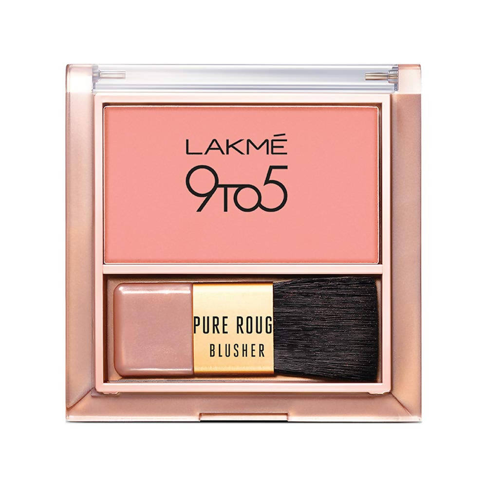 Lakme 9To5 Pure Rouge Blusher - Nude Flush | Grocsy