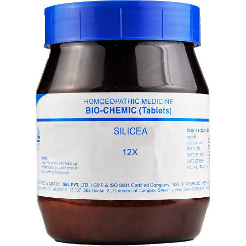 SBL Homeopathy Silicea Biochemic Tablets | Grocsy