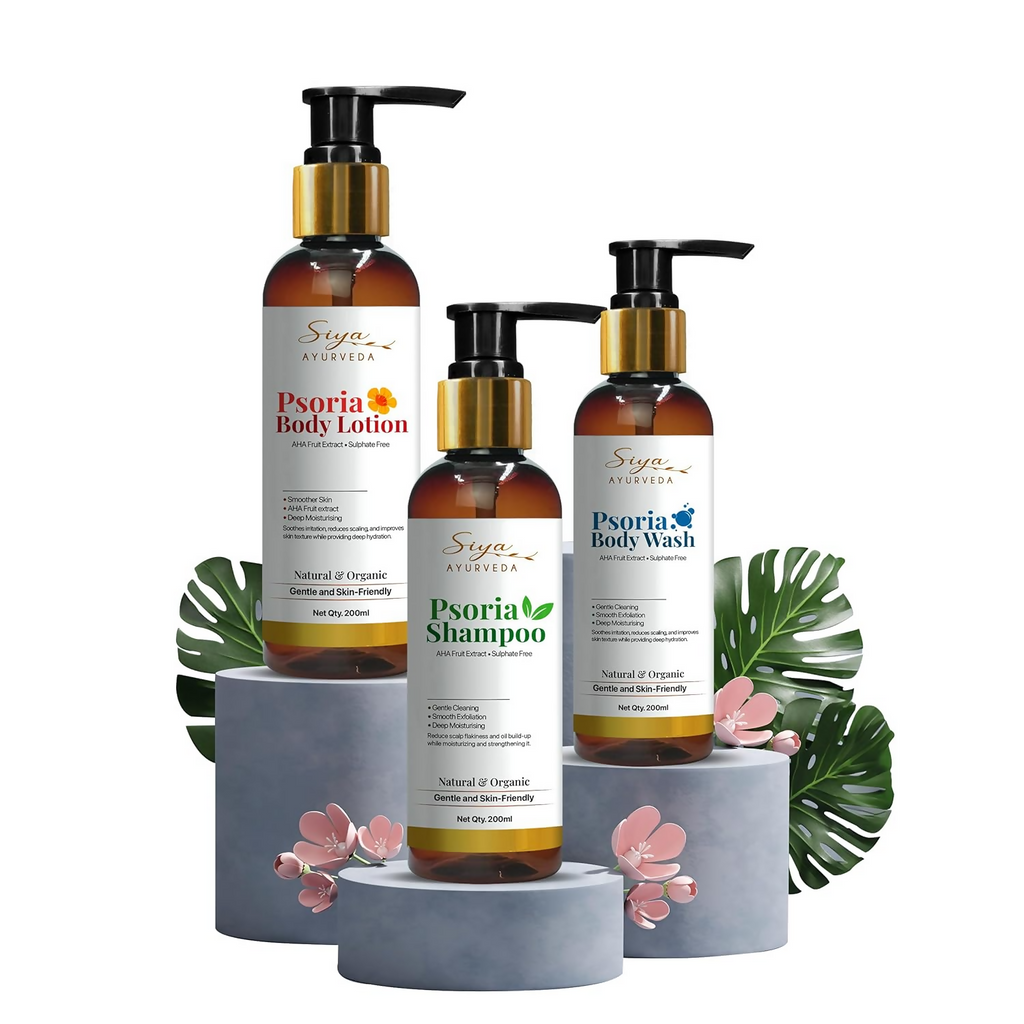 Siya Ayurveda Psoriasis Body and Hair Care Combo | Grocsy