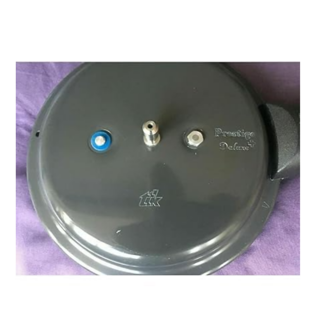Cooker Visual Pressure Indicator Deluxe Stainless Steel & Alpha Pressure Cooker (Red Visual Pressure Indicator) | Grocsy