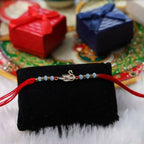 Indianvibez Ad Stone Fancy Rakhi | Grocsy