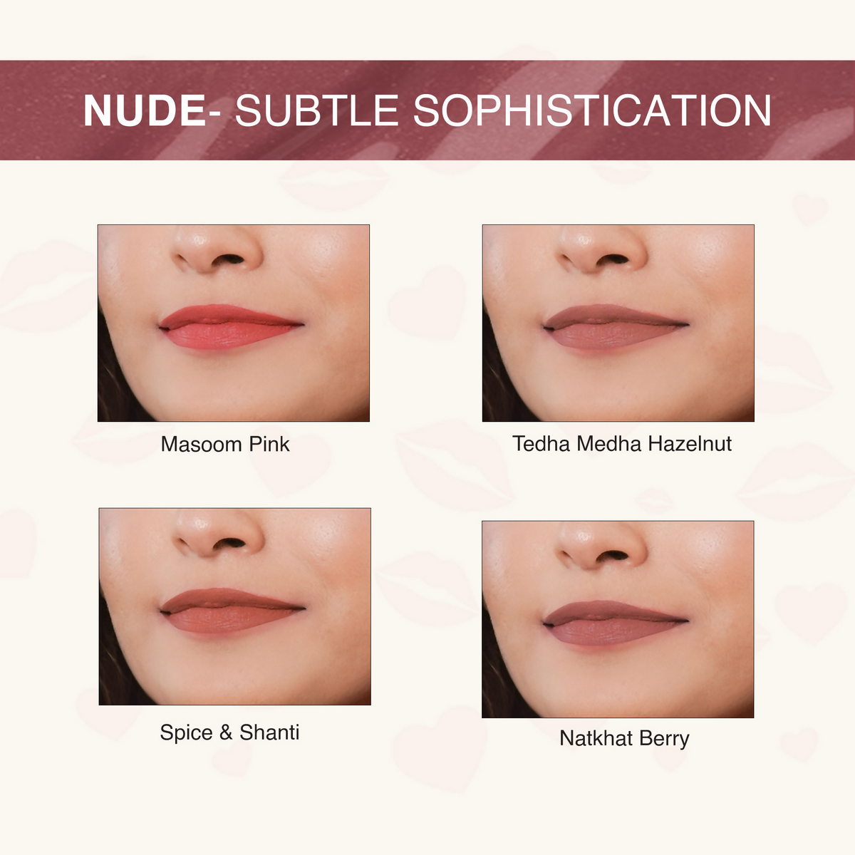 Nourish Mantra Liquid Lipstick Creamy Matte with SPF/ Water Proof, Smudge Proof Shade Masoom Pink | Grocsy