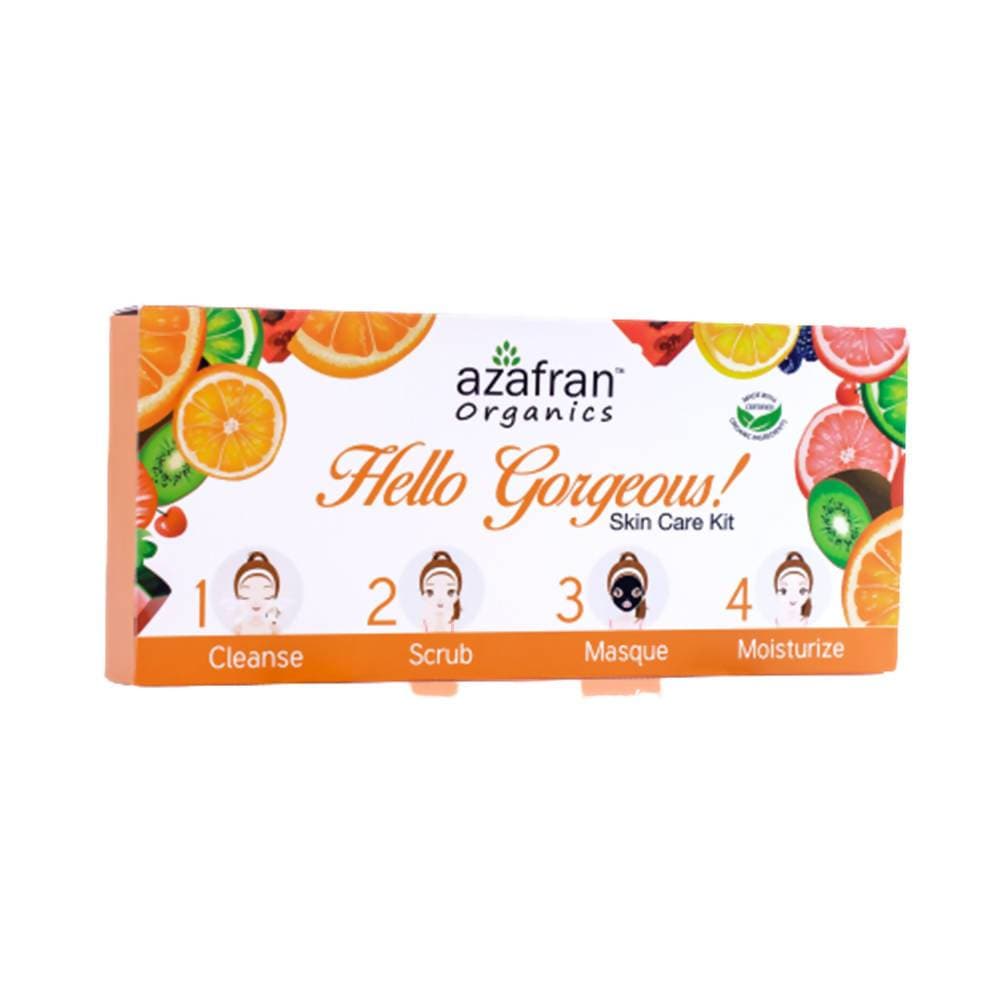 Azafran Organics Hello Gorgeous Skin Care Kit | Grocsy