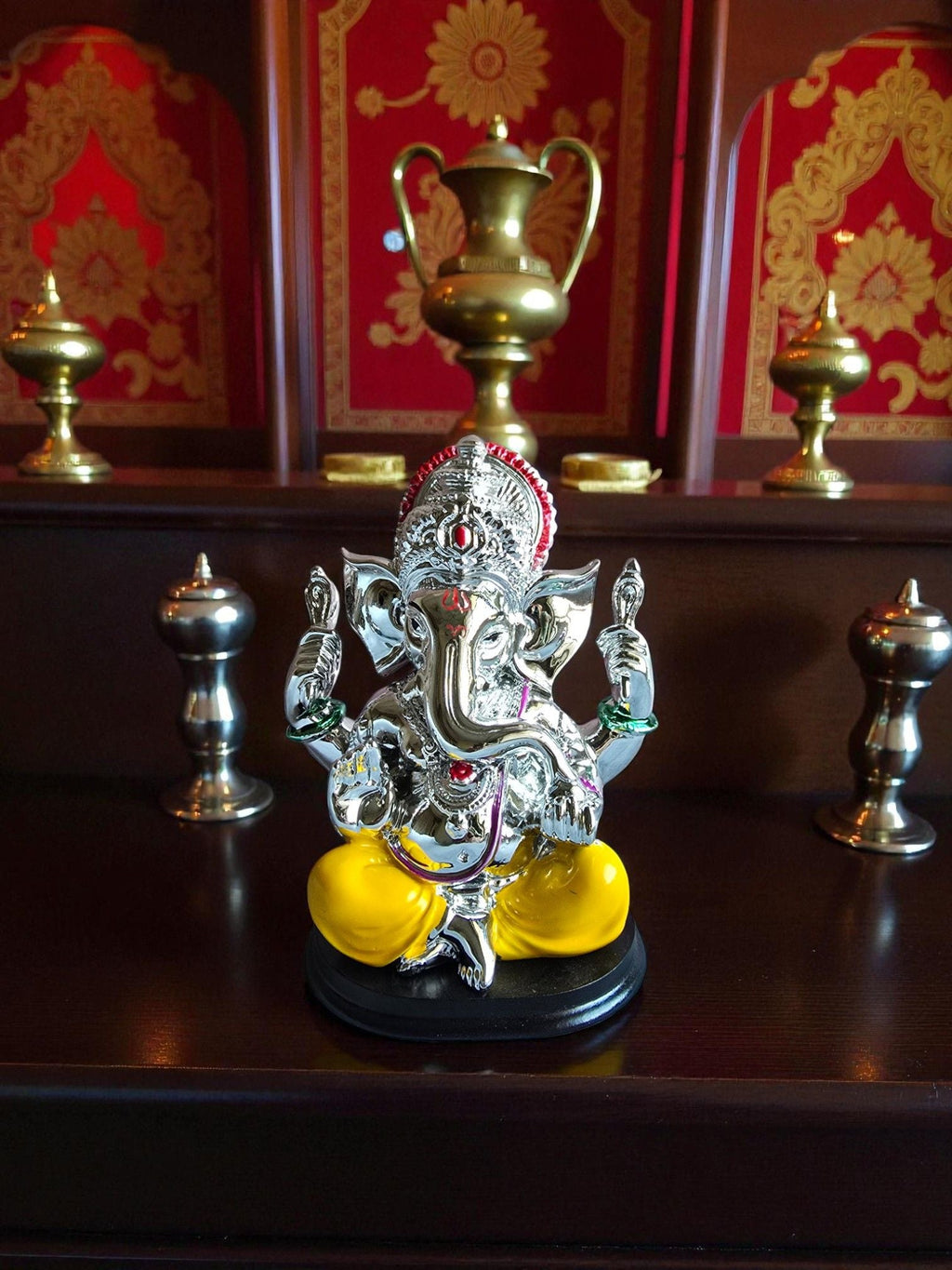 Sun Mun Decors Chrome Ganesha | Grocsy